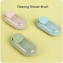 Load image into Gallery viewer, Dog Bath Brush Pet Grooming Soothe Massage Brush with Shampoo Dispenser Soft Silicone Bristle for Short Haired Pet Shower