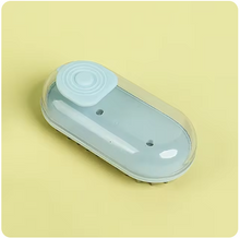 Load image into Gallery viewer, Dog Bath Brush Pet Grooming Soothe Massage Brush with Shampoo Dispenser Soft Silicone Bristle for Short Haired Pet Shower