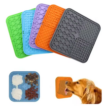 Load image into Gallery viewer, Pet Lick Silicone Mat for Dogs Pet Slow Food Plate Dog Bathing Distraction Silicone Dog Sucker Food Training Dog Feeder Supplies
